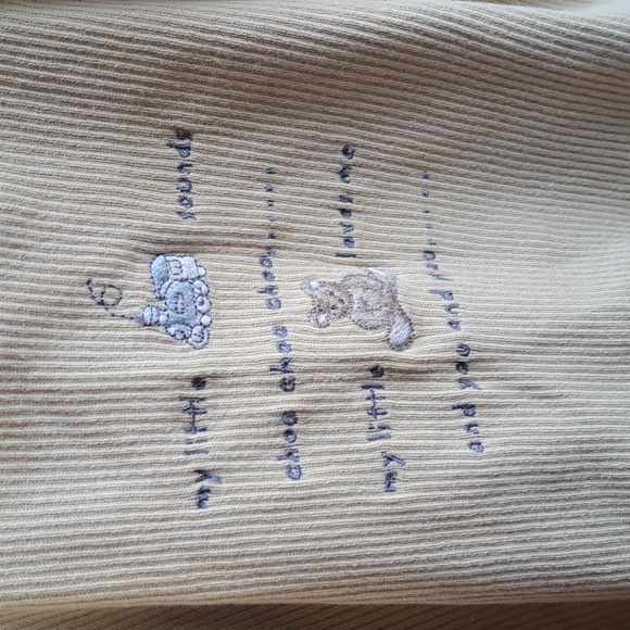 Carter's Classic vintage boys size 3/6 months beige overalls - Picture 3 of 5